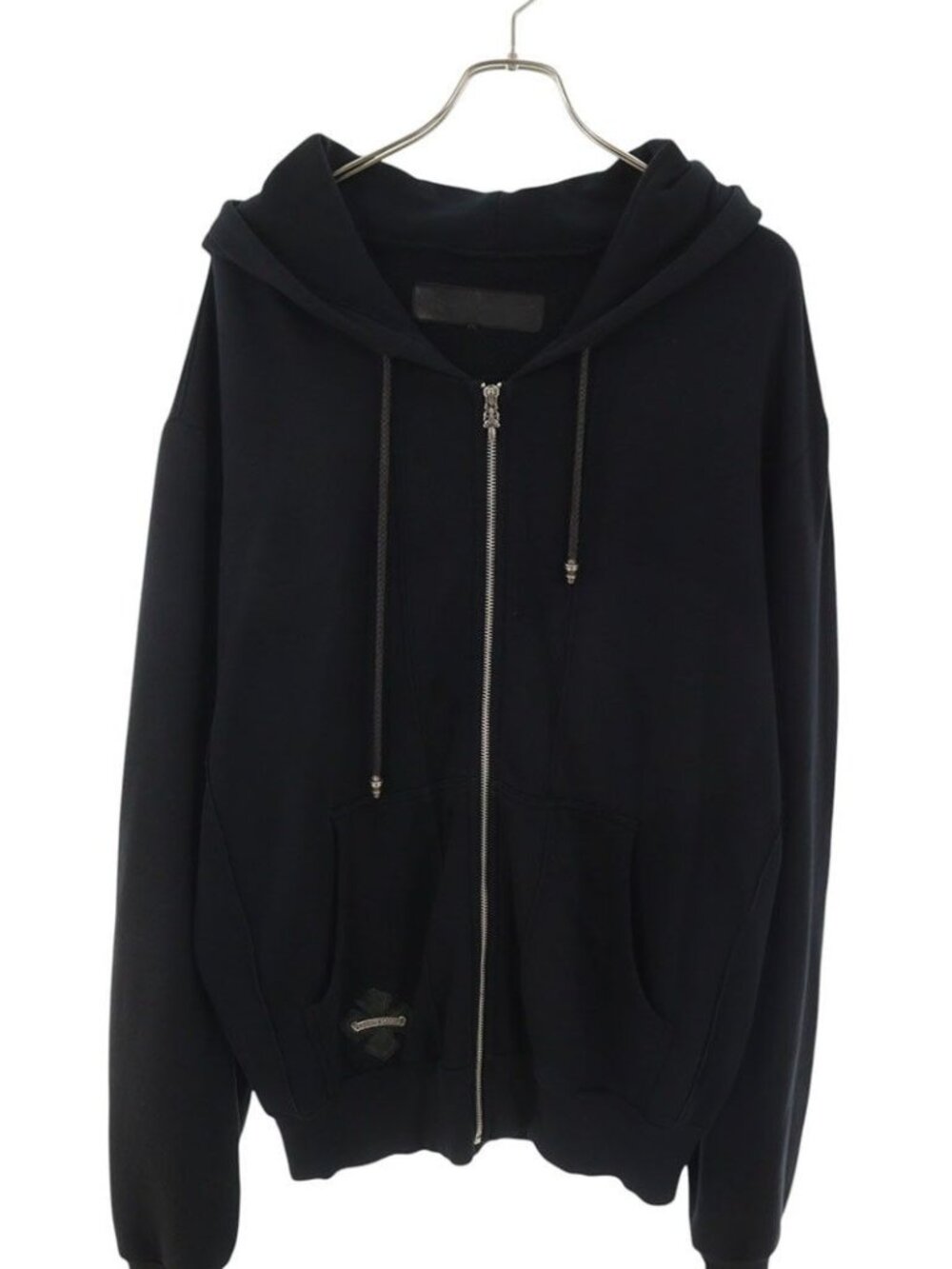 Chrome Hearts Sweatshirt HD Zip CH Dagger Zip Up Hoodie with Plus Patch M